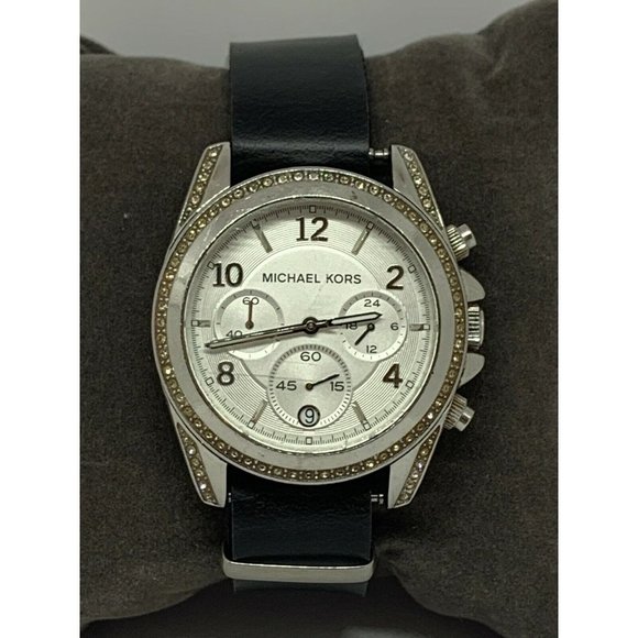 Michael Kors MK5165 Women\'s Black Leather Analog S main image 11